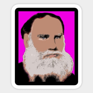 leo tolstoy Sticker